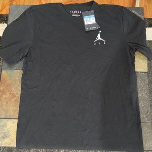 Men's M Black Air Jordan Short Sleeve Shirt NWT